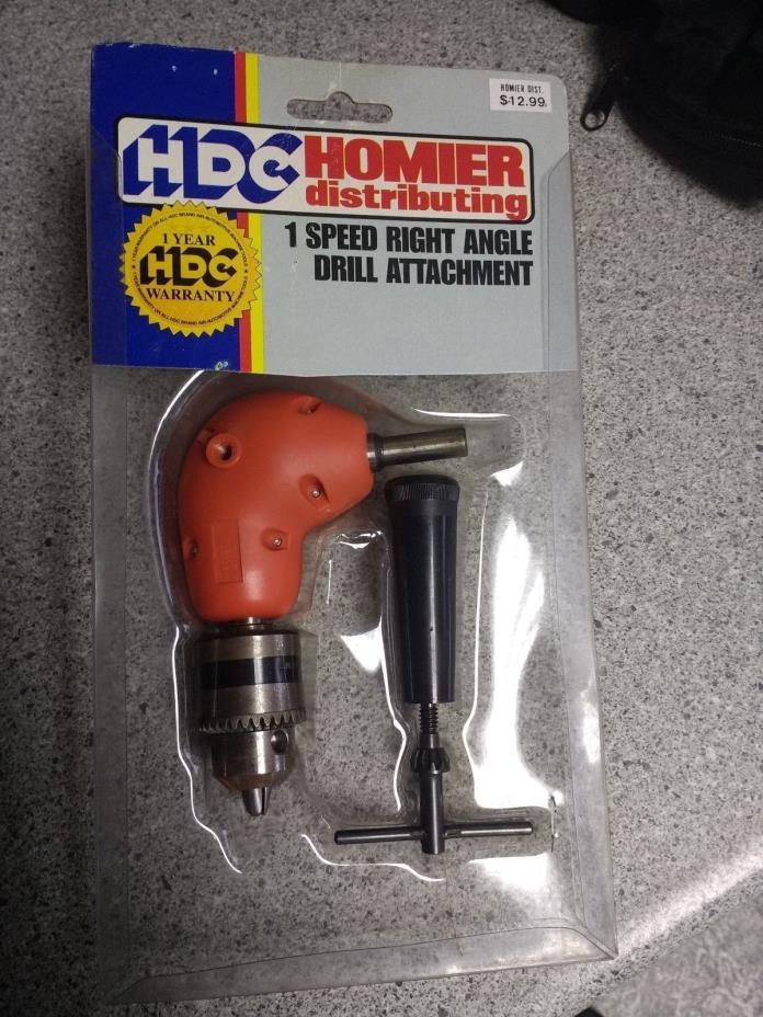 HDC HOMIER DISTRIBUTING RIGHT ANGLE DRILL ATTACHEMENT 3/8