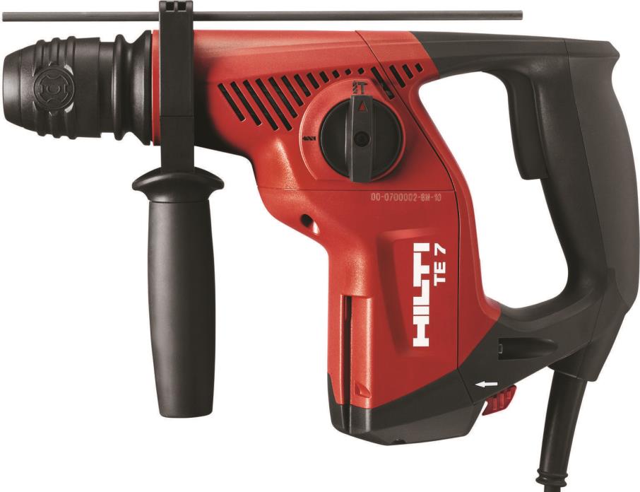 HILTI TE 7 - CORDED ROTARY HAMMER DRILL - PERFORMANCE PACKAGE - #3497792 - NEW!