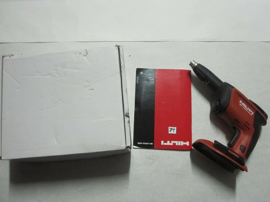New Hilti SD 4500-A22,Cordless Drywall Screwdriver (TOOL ONLY).