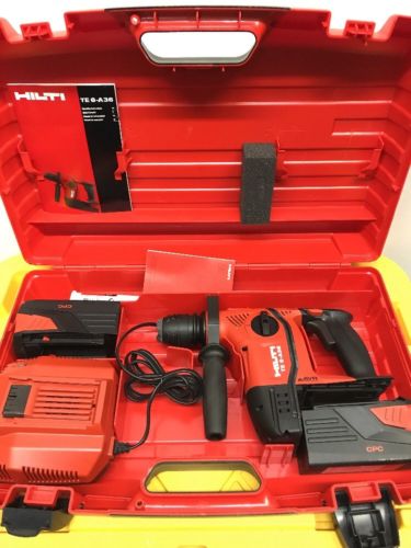 Hilti Rotary Hammer Drill TE 6-A 36V 3.9 Ah W/Hard Case 2x batteries + charger