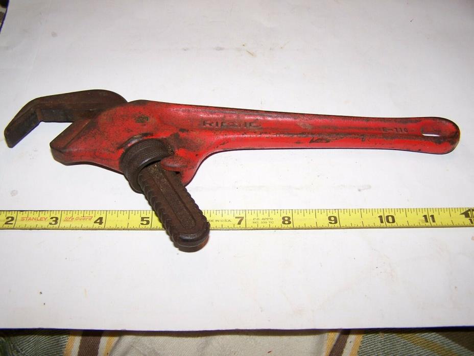 Ridgid E110 Adjustable Hex Wrench 1 1/8 - 2 5/8 for BRASS Steam Whistle Oilers