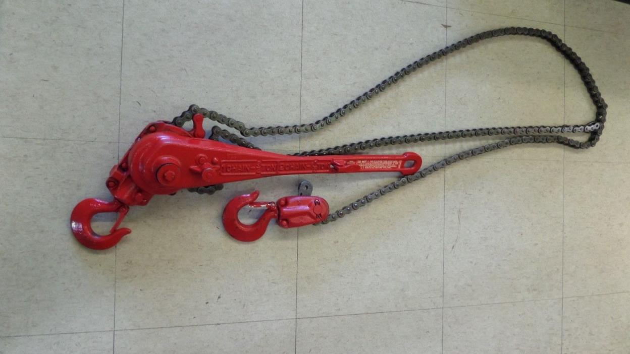 Duff-Norton Coffing FTG Chain Hoist 3/4 ton 1-chain or 1-1/2 ton 2-chain..NEW!