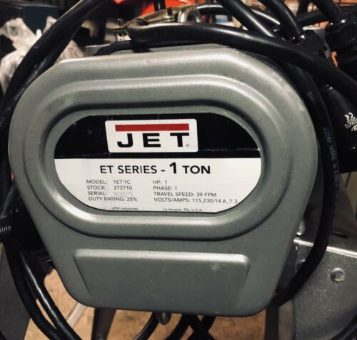 Jet 272710 1ET1C 1 Ton Single Phase Trolley