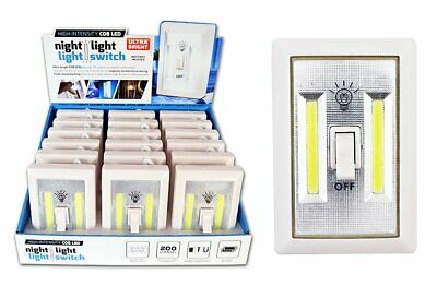 Diamond Visions 08-1562 COB LED Ultra Bright Portable Light Switch in White