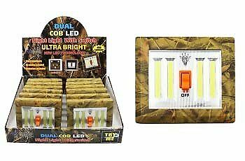 Diamond Visions 08-1871 Dual COB LED Camouflage Camo Portable Light Switch (1...