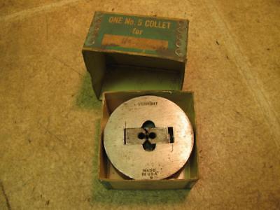 Vermont No 5 Bolt Threader Collet 1/4-20 NC Dies Fits Little Giant