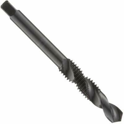E651 High-Speed Steel Combined Drill And Tap, Black Oxide Finish, Round Shank