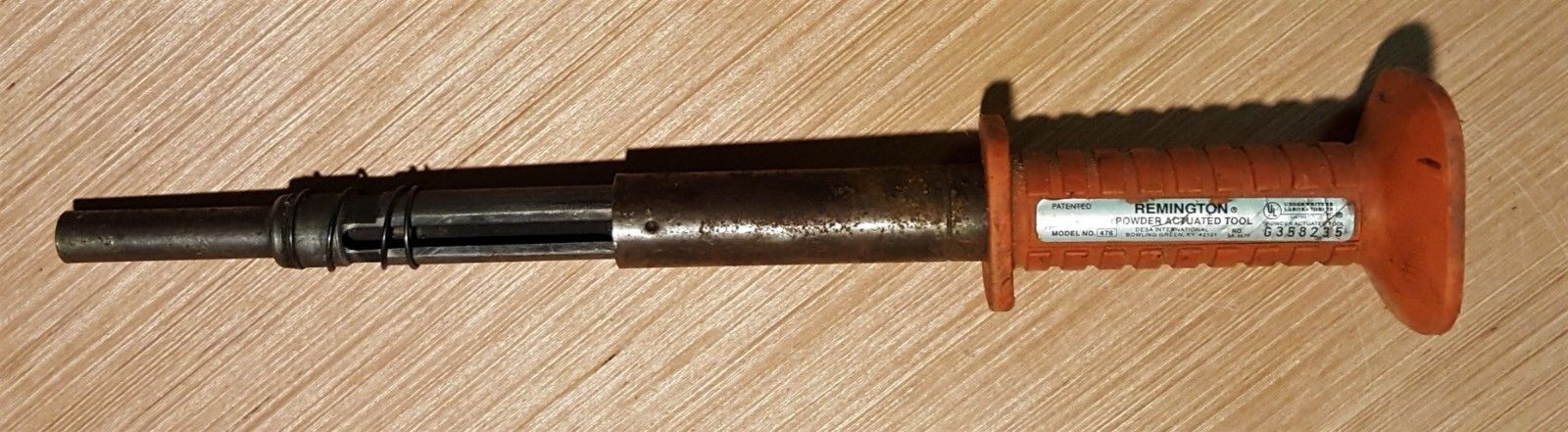 Remington Model 476 Powder Actuated Tools Mechanics