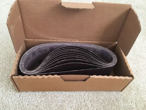 3” X 24” SANDING BELTS 60 GRIT 10 PACK 008-32460 Virginia Abrasives