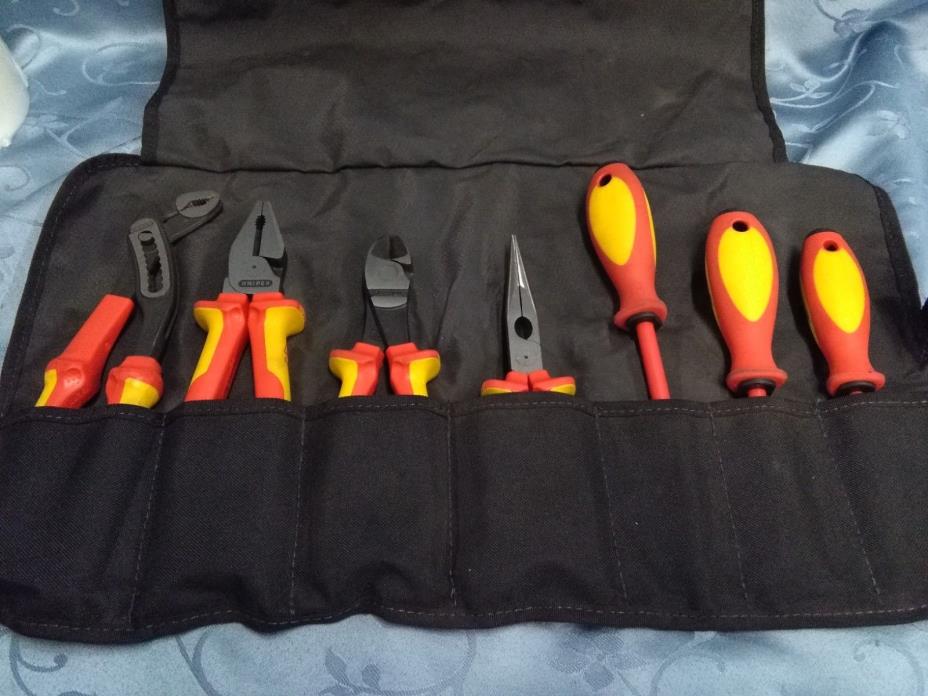 ~~Knipex 7pc Insulated Pliers Screwdriver Tool Set 1000V Nylon Pouch~~