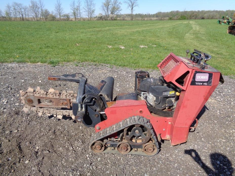 2013 Toro TRX16 Walk Behind Trencher