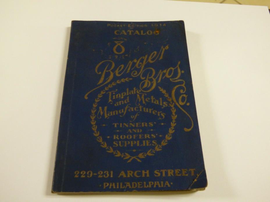 1914 Berger Bros Company Catalog 