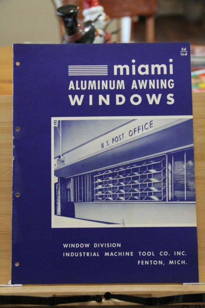 Brochure Premier Aluminum Windows Vintage Pairpoint Holister Coil Spring Company