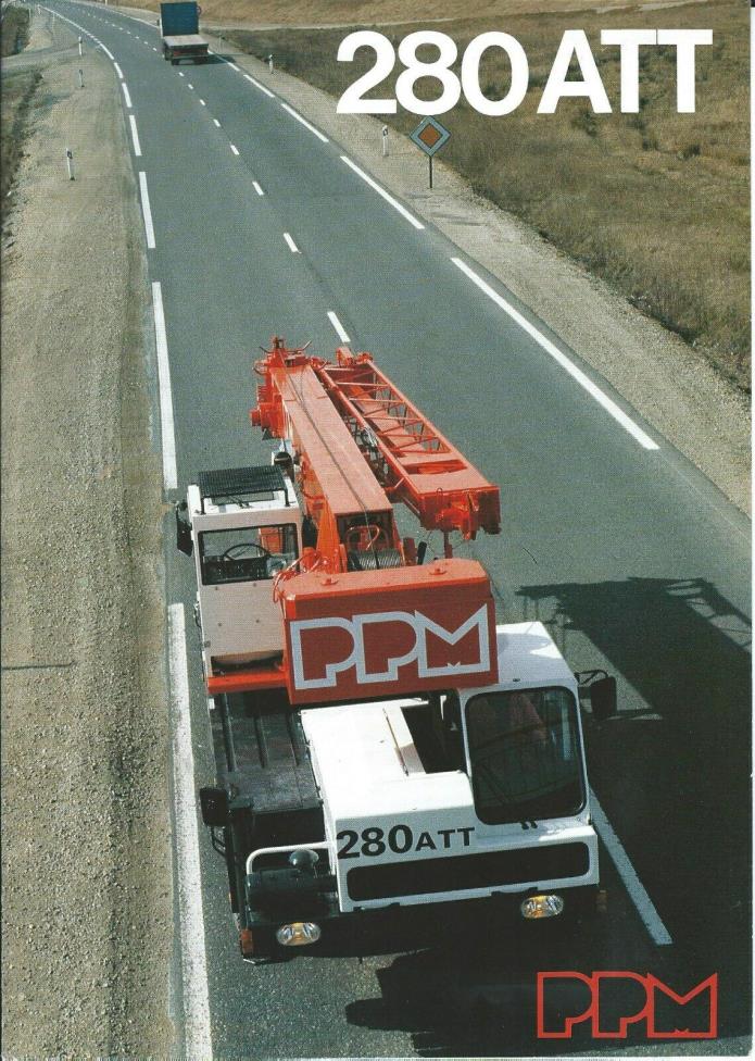Equipment Brochure - PPM - 280 ATT - Truck Crane - FRENCH language (E5010)