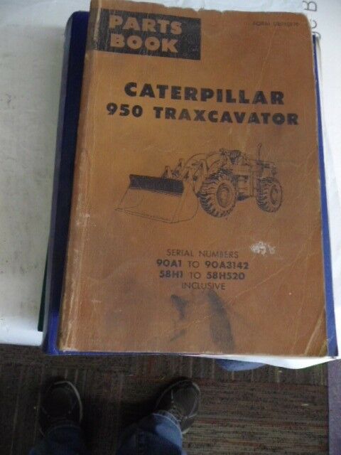PARTS BOOK  CAT Caterpillar 950 Traxcavator Parts Manual Book90A1 TO 90A3142