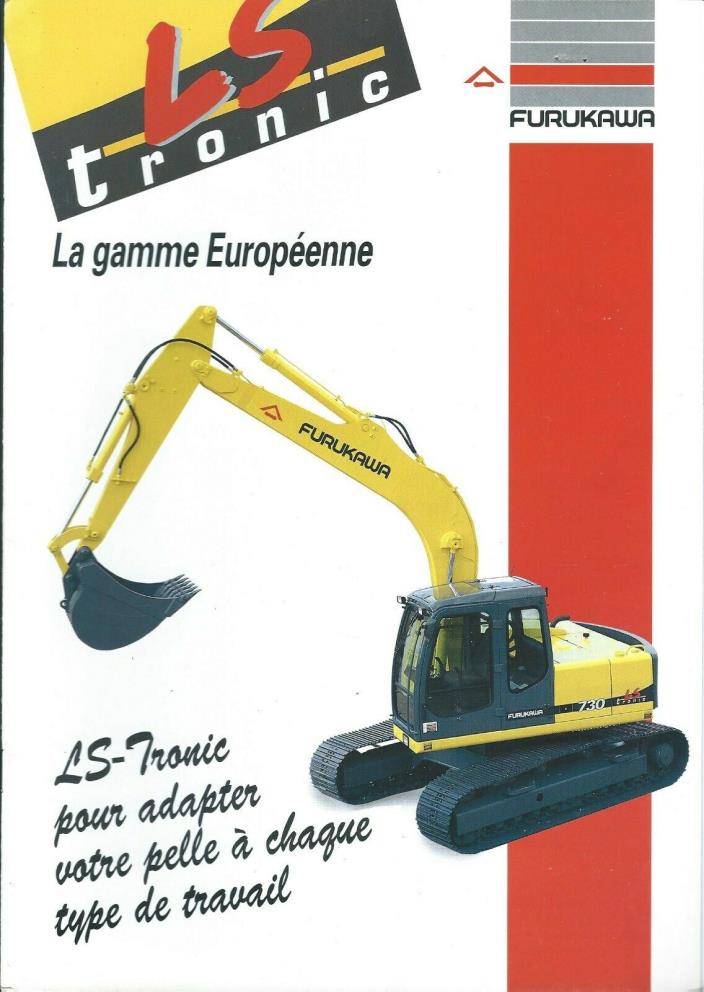 Equipment Brochure - Furukawa - LS-tronic Excavators c1995 FRENCH lang (E5006)