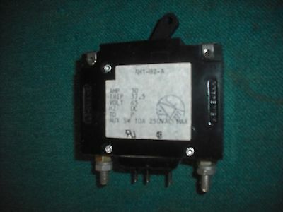 NEW LOT OF 2 BOLT IN DC CIRCUIT BREAKERS 65 VOLT 30A SPECIAL USE  FREE SHIP
