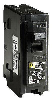 SQUARE D BY SCHNEIDER ELECTRIC Homeline 30-Amp Single-Pole Circuit Breaker