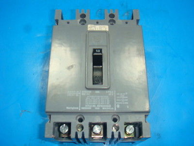 NEW WESTINGHOUSE HFB3050 AB DE ION CIRCUIT BREAKER MARK 75 3 POLE 50A 600VAC NIB