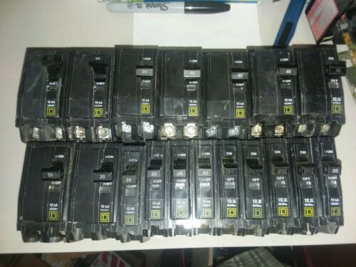 Lot of Square D QO style breakers