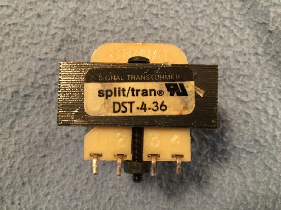DST-4-36 High Isolation Split Bobbin Low Power Transformer PC Mount (USED)