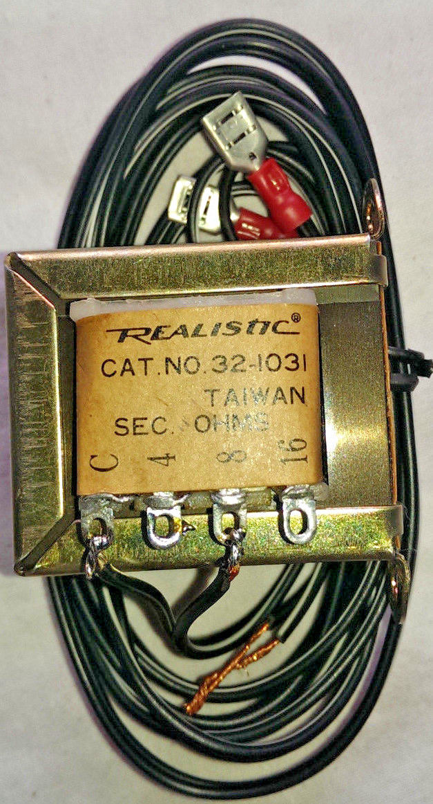 Realistic 70v 70 Volt Line Transformers 32-1031 With Wires Included / Ham Radio
