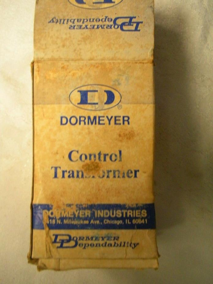 Dormeyer Universal Mount Control Transformer 4X744 120VAC 20VA NOS