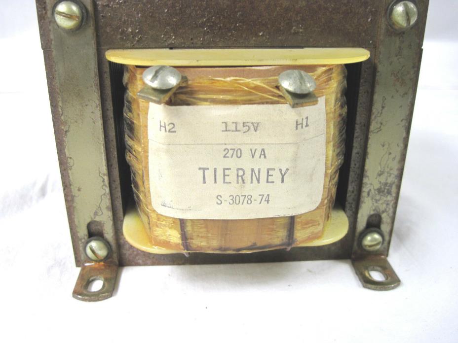 Tierney 115V 270VA S-3078074 Transformer