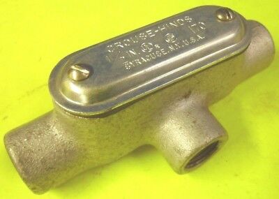 1/2 CROUSE-HINDS Tee CONDUIT OUTLET BODY T17 (QTY 1) #56981