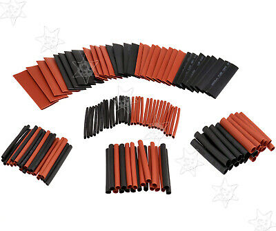 127Pcs Assorted Car Electrical Cable Heat Shrink Tube Tubing Wrap Sleeve New