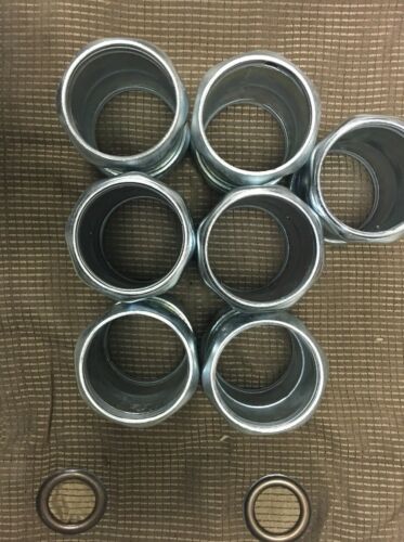 7 Each.  2 1/2 inch STEEL CITY COMPRESSION COUPLING CONDUIT FITTING EMT