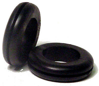 GARDNER BENDER INC 5-Pk. 3/8-In. I.D. Flexible Black Vinyl Hole Grommet GHG-1538