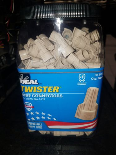 IDEAL 30-641 Twister Wire Nut 341, Tan, jug of 500 GREAT DEAL FREE SHIPPING BUY!