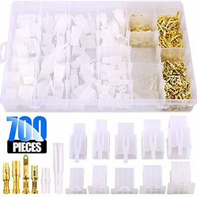 700Pcs 2 3 4 6 9 Pin Plug Housing Header Crimp Electrical Wire Terminals And 30