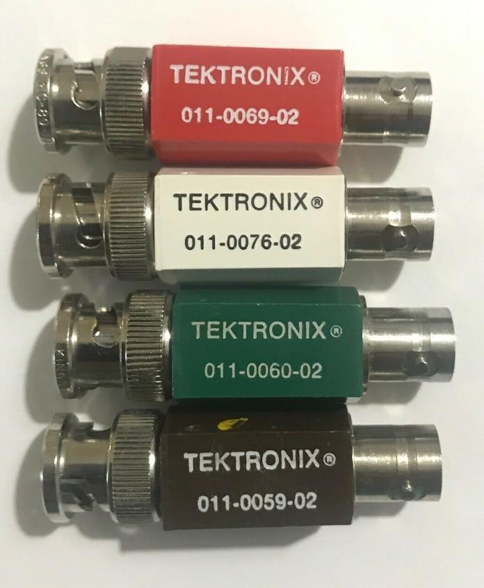 Tektronix 011-0069-02 011-0060-02 011-0059-02 011-0076-02 Attenuators 50 Ohm 2W