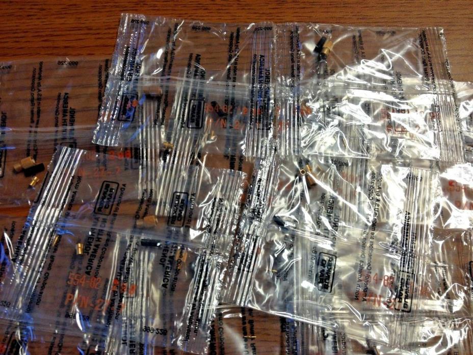 AMPHENOL 554-82  298(P/N-27-7) Lot of 10 Vintage Stock in sealed bags Not used