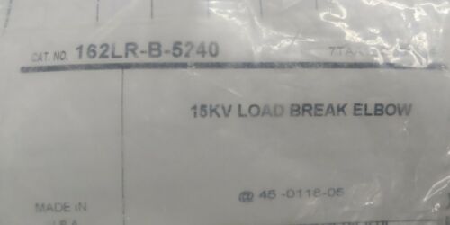 Thomas & Betts Elastimold 15KV Load Break Elbow With Test Port 162LR-B-5240