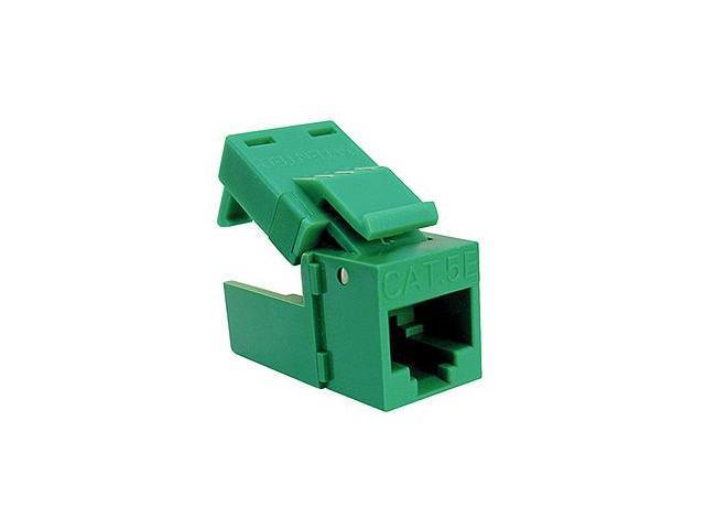 NEW Platinum Tools 705GN-4C EZ-SnapJack Cat5e Green 4/Clamshell