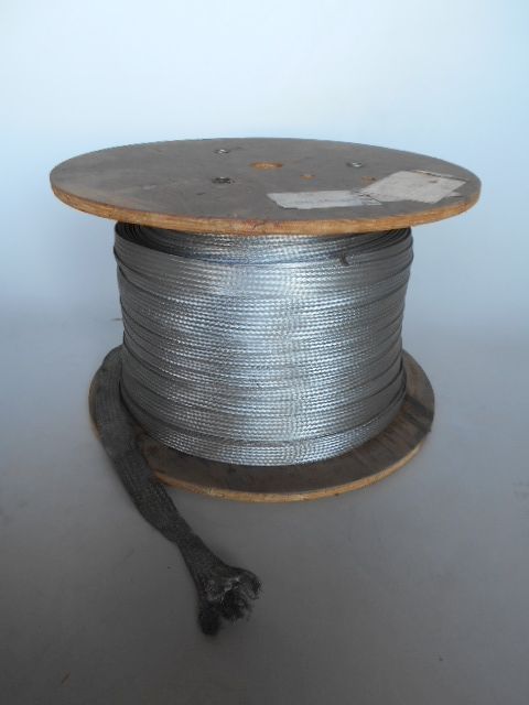 Alpha Braid Grounding Wire, 1235, 1 inch, 85 A, tinned copper, BY THE FOOT, m