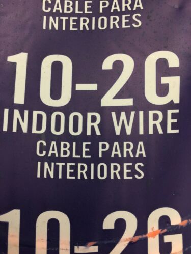 10/2 With Ground 25 Feet NM-B CUT FROM ROLL INDOOR WIRE