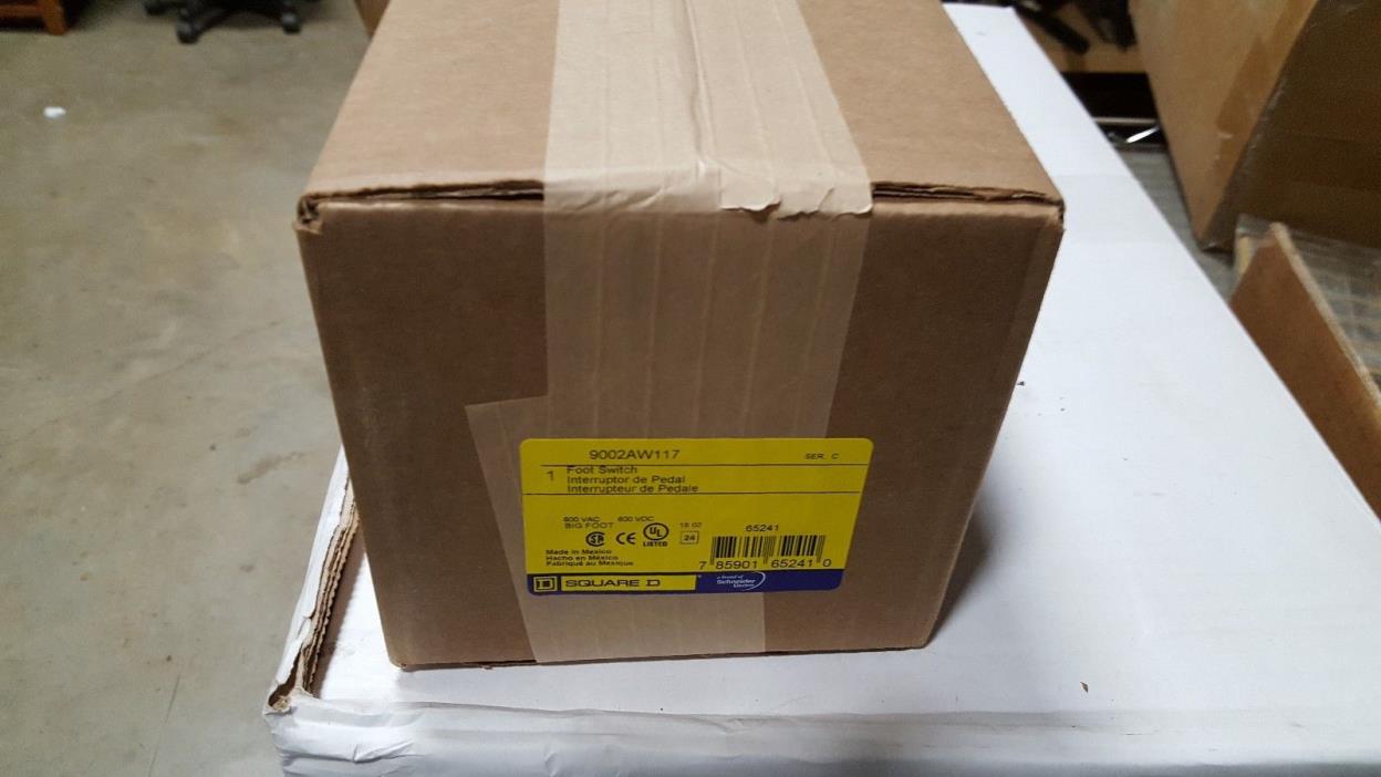 SQUARE D 9002AW117 foot switch new in factory sealed box