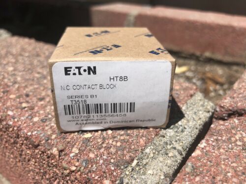 EATON HT8B- N.C. CONTACT BLOCK SERIES B1 T3518 Set Of 8