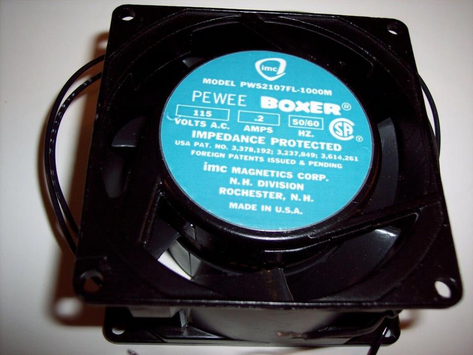 IMC BOXER FAN PWS2107FL-1000M 115V .2AMPS 50/60HZ.