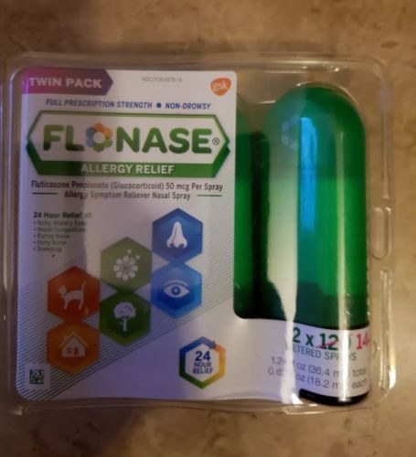 Flonase Allergy Relief Nasal Spray Twin Pack 2x144  Exp 2020