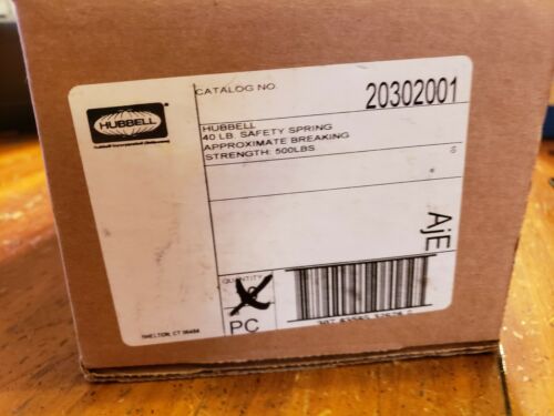 Hubbell 40lb Safety Springs Lot Of 6 20302001