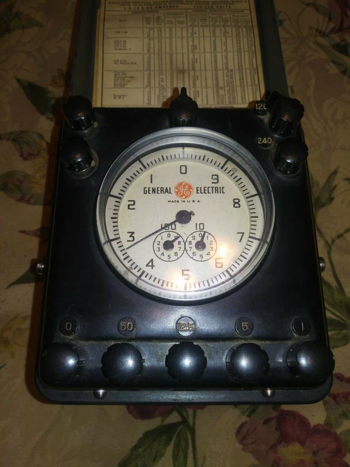 General Eletric watthour meter tester