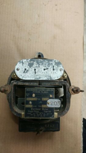 Old Vintage Electric Meter Base