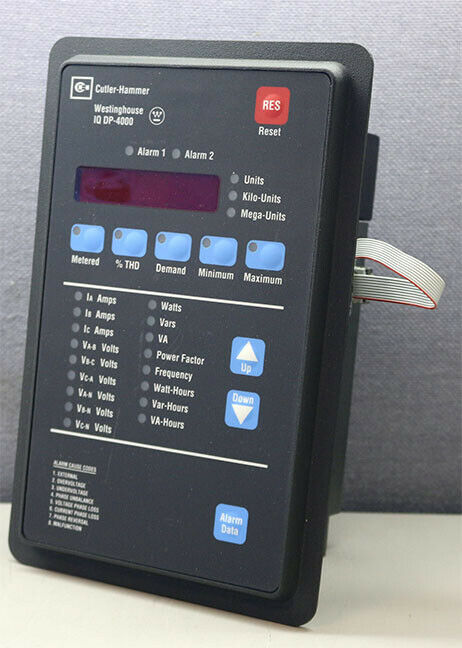 Cutler-Hammer Westinghouse IQ DP-4000 Full Function Meter 4D13110G03