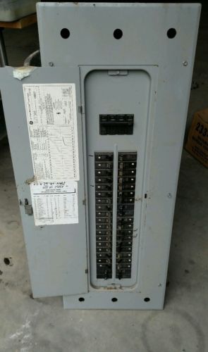 General Electric 200amp Electrical Panel with Breakers Included