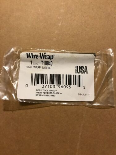 Apex Tool Group 18840 Wrap Sleeve Wire Wrap 20-26 AWG